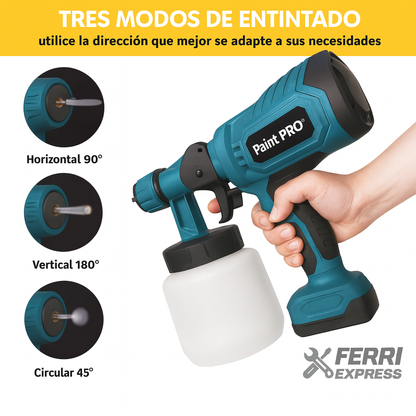 Pistola De Pintura Inalámbrica 2 Bateria