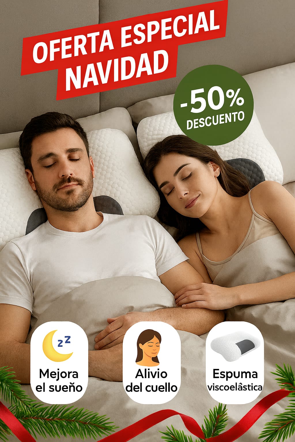 Almohada Ergonómica para el Cuello